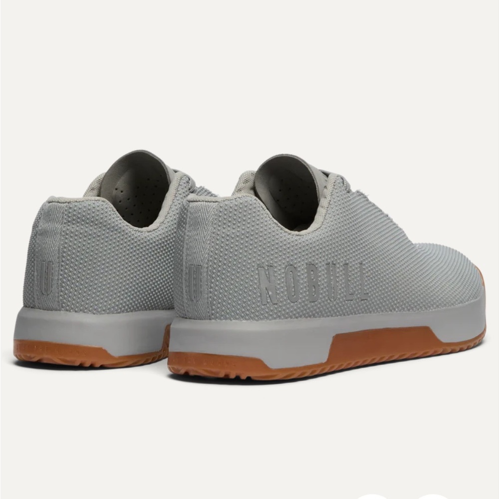 NOBULL Light Gray Knit Training Shoe with Gum Outsole - Picture 3 of 13